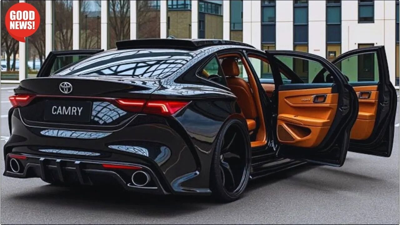 Toyota New Camry 2025 Luxury Sedan With 360° Camera, Hybrid Efficiency & 180 kmh Speed